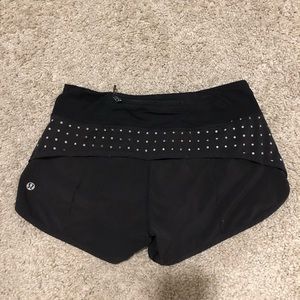 Black Size 2 Lululemon 2” Running Shorts